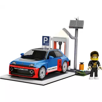 COBI EV Station & Renault 5 Turbo 3E (mierka 1:35)
