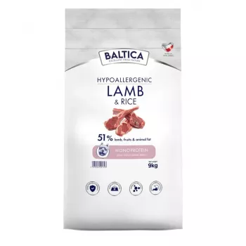BALTICA Nutraceutic Adult jahňacie a ryža Small Breed Mono suché krmivo pre psy 9kg