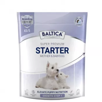 BALTICA Super Premium štartovacie krmivo pre šteniatka XS/S 1kg – jahňacie a ryža suché krmivo pre veľmi malé a malé plemená