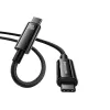 Baseus Tungsten Gold USB-C na USB-C 240W rýchlonabíjací kábel 1m čierny