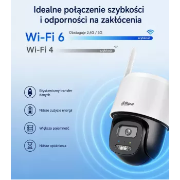 DAHUA BP5E 5MP solárna 4G LTE otočná naklápacia bezpečnostná kamera s farebným nočným videním