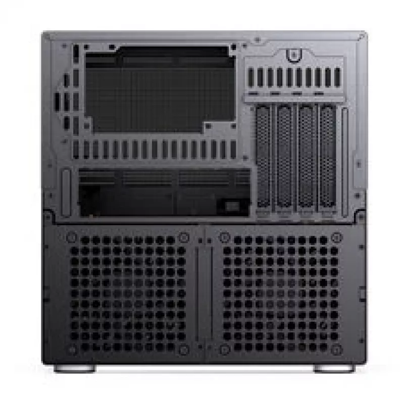 Jonsbo N6 NAS kocková skriňa, Micro-ATX, oceľ/mesh, čierna