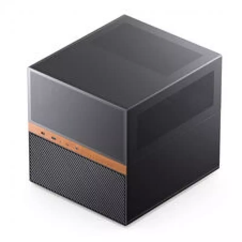 Jonsbo N6 NAS kocková skriňa, Micro-ATX, oceľ/mesh, čierna