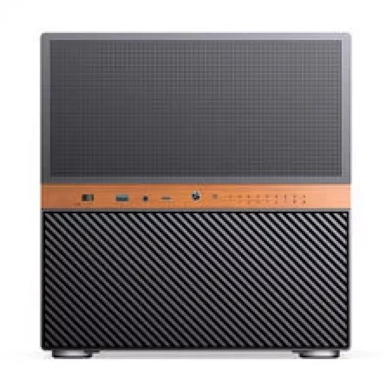 Jonsbo N6 NAS kocková skriňa, Micro-ATX, oceľ/mesh, čierna