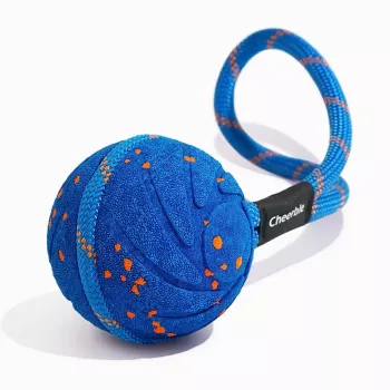 Cheerble Wicked Ball Air Rope hračka pre psov, Royal Blue