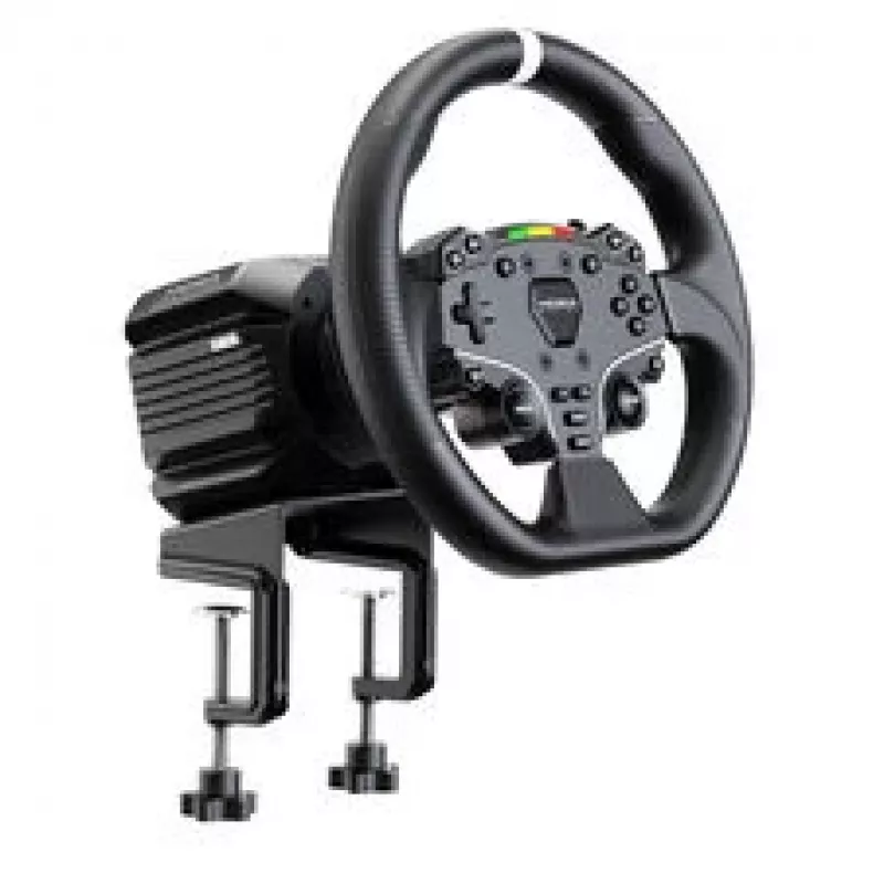 MOZA R5 Pro Racing Simulator - 5,5 Nm Direct Drive Wheelbase, 11-palcový kožený volant, sada 2 pedálov