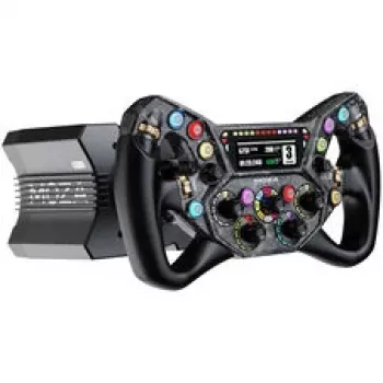 Moza Racing KS Pro volant - 300 mm karbónový sim-racing volant s RGB tlačidlami a magnetickými radiacimi pákami