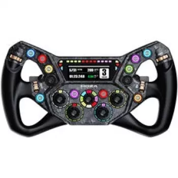 Moza Racing KS Pro volant - 300 mm karbónový sim-racing volant s RGB tlačidlami a magnetickými radiacimi pákami