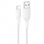 Belkin BOOSTCHARGE pletený USB-C na USB-A kábel 2m biela