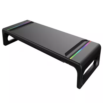 ANTEC MS100 CyberDeck RGB stojan na notebook a monitor s USB hubom