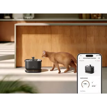Petlibro Dockstream App vodná fontána, čierna