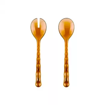 Guzzini Vanity šalátový príbor caramel