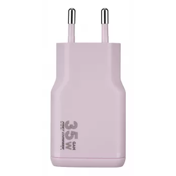 TUCANO ONE POWER KIT 35W GaN nabíjačka s 60W USB-C káblom ružová