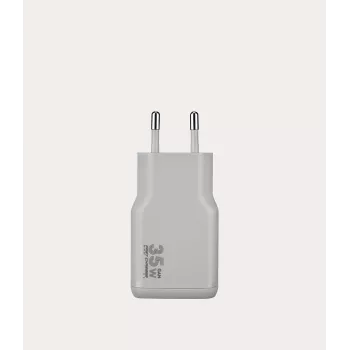 TUCANO ONE POWER KIT 35W GaN nabíjačka s 60W USB-C káblom - strieborná