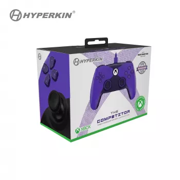 Hyperkin Competitor káblový ovládač pre Xbox Series X|S, Xbox One & PC - fialový