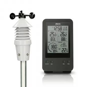 Alecto WS-3400 profesionálna meteorologická stanica s bezdrôtovým 5-in-1 senzorom