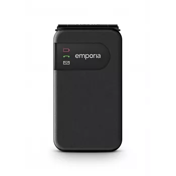 Emporia SIMPLICITYglam čierny (2025) seniorský mobilný telefón s SOS tlačidlom, 4G LTE, 2,8