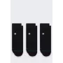 Stance Icon Quarter ponožky balenie 3 ks - čierna
