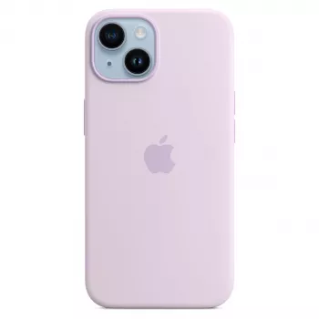 Apple iPhone 14 silikónové puzdro s MagSafe - fialová (MPRY3ZM/A)