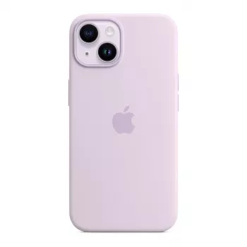 Apple iPhone 14 silikónové puzdro s MagSafe - fialová (MPRY3ZM/A)