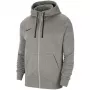 Nike Park 20 pánska mikina s kapucňou tmavosivá melanž/biela CW6887 063