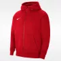 Nike Park 20 fleece mikina s kapucňou na zips University Red
