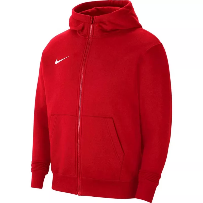 Nike Park 20 fleece mikina s kapucňou na zips University Red