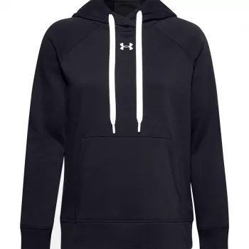Under Armour dámska Rival Fleece HB mikina s kapucňou čierna 1356317 001