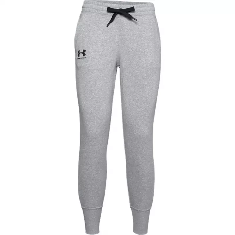 Under Armour Rival Fleece nohavice sivá melanž 1356416 035 L