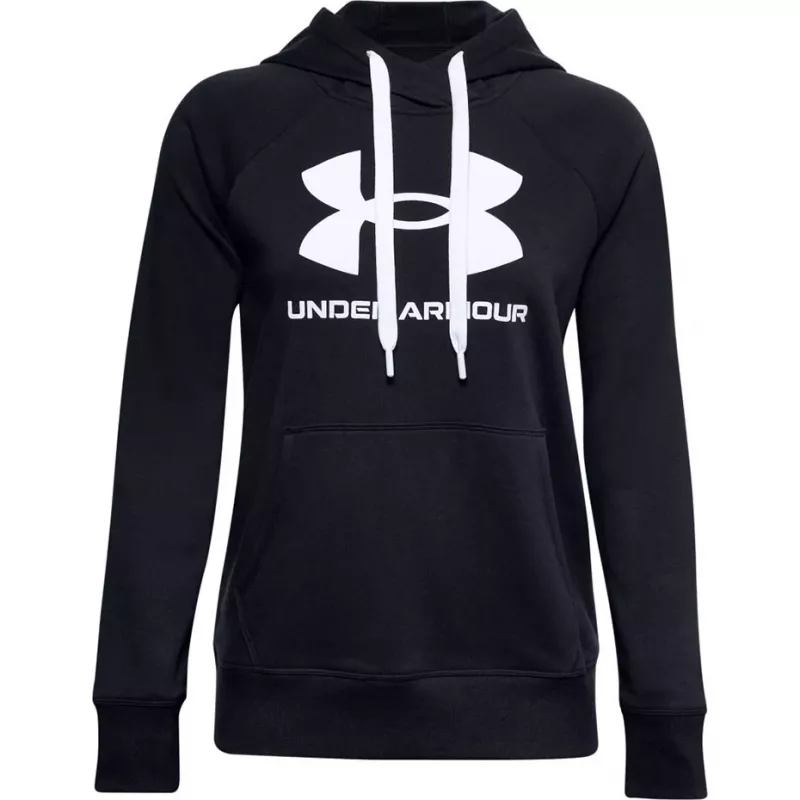 Under Armour dámska mikina s kapucňou Rival Fleece Logo Deep Black