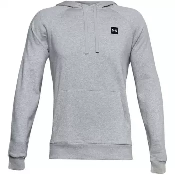 Pánska mikina s kapucňou Under Armour Rival Fleece Pitch Gray/Black