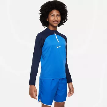 Nike Kids' Dri-FIT Academy Pro Drill futbalový top kráľovská modrá/námornícka veľkosť S