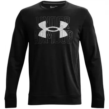 Under Armour UA Rival Terry Logo Crew pánska mikina čierna 1370391 001