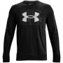 Under Armour UA Rival Terry Logo Crew pánska mikina čierna 1370391 001