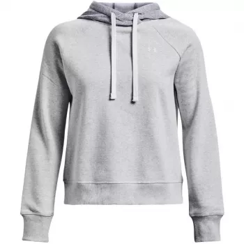 Under Armour dámska Rival Fleece Colourblock Hoodie Mod Gray/biela