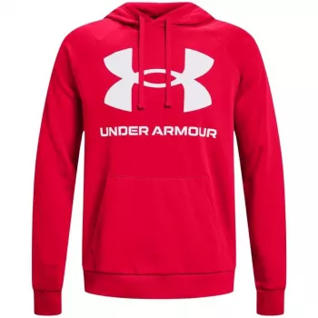 Under Armour pánska Rival Fleece Big Logo Hoodie červená