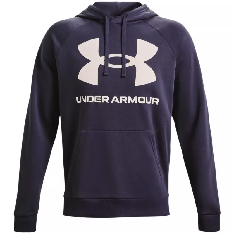 Under Armour pánska Rival Fleece Big Logo HD mikina fialová 1357093 558