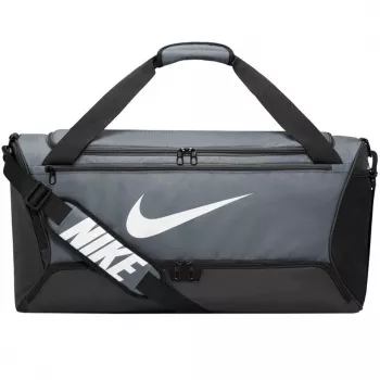 Nike Brasilia 9.5 tréningová taška Dufflebag Medium Dark Smoke Grey/Black/White DH7710 068
