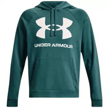 Under Armour pánska Rival Fleece Big Logo mikina s kapucňou Marine OD Green