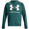 Under Armour pánska Rival Fleece Big Logo mikina s kapucňou Marine OD Green