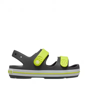 Crocs Crocband Cruiser detské sandále grafitová žltá veľkosť 28-29