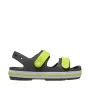 Crocs Crocband Cruiser detské sandále grafitová žltá veľkosť 28-29