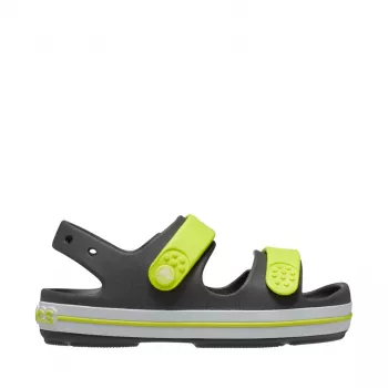 Crocs Crocband Cruiser detské sandále grafitová žltá veľkosť 32-33