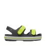 Crocs Crocband Cruiser detské sandále grafitová žltá veľkosť 32-33