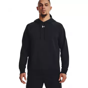 Under Armour pánska mikina s kapucňou Rival Fleece čierna 2XL