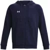 Under Armour pánska mikina s kapucňou na zips Rival Fleece tmavomodrá