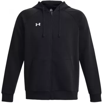 Under Armour pánska mikina s kapucňou na zips Rival Fleece čierna 1379767 001