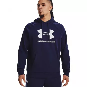 Under Armour Rival Fleece Logo HD pánska mikina Navy Blue 1379758 410 XL