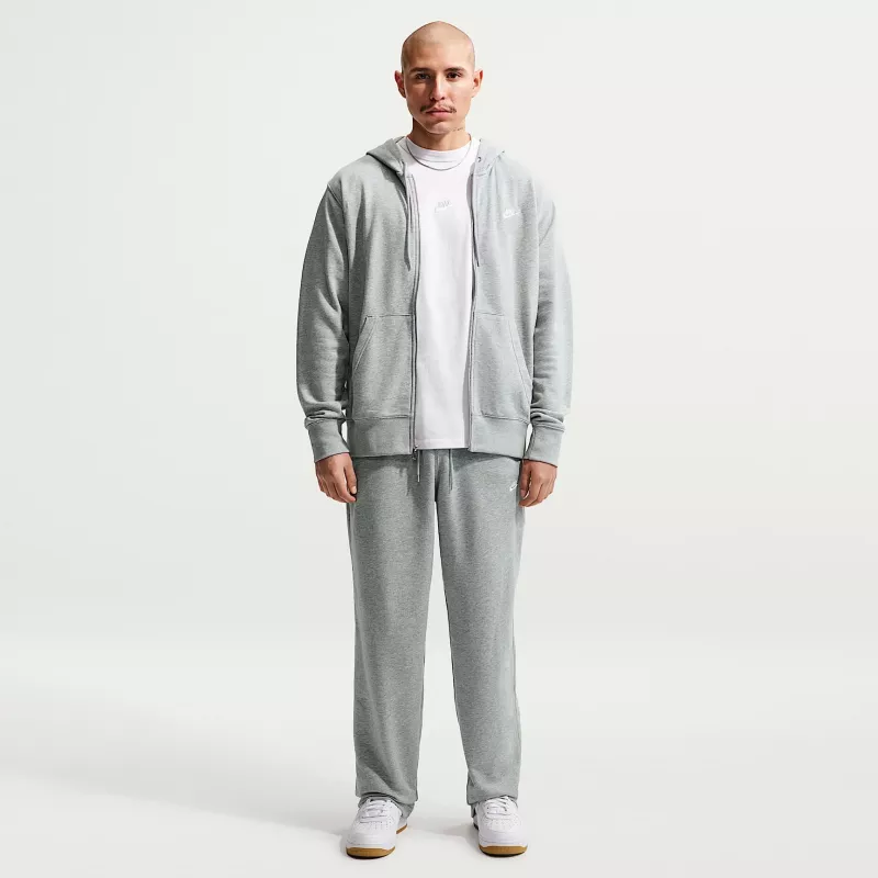 Nike Club Fleece pánska mikina Dark Grey Heather L