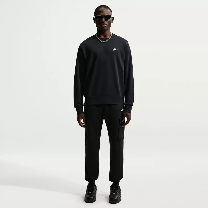 Nike Club FT pánska mikina čierna FN3888 010 veľkosť S